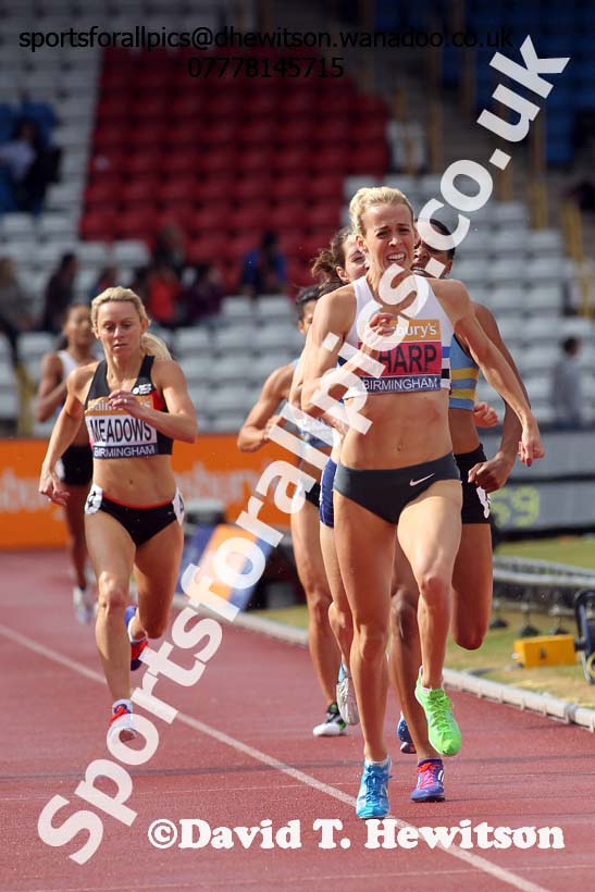 Womens 800 metres, Sainsbury's British Champs, Alexander Stadium, Birmingham. Photo: David T. Hewitson/Sprts for All Pics